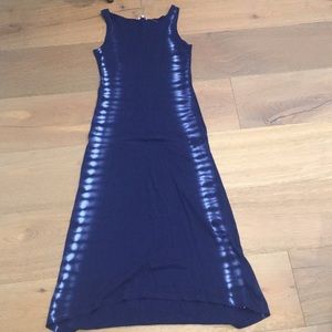 girls splendid long navy blue dress